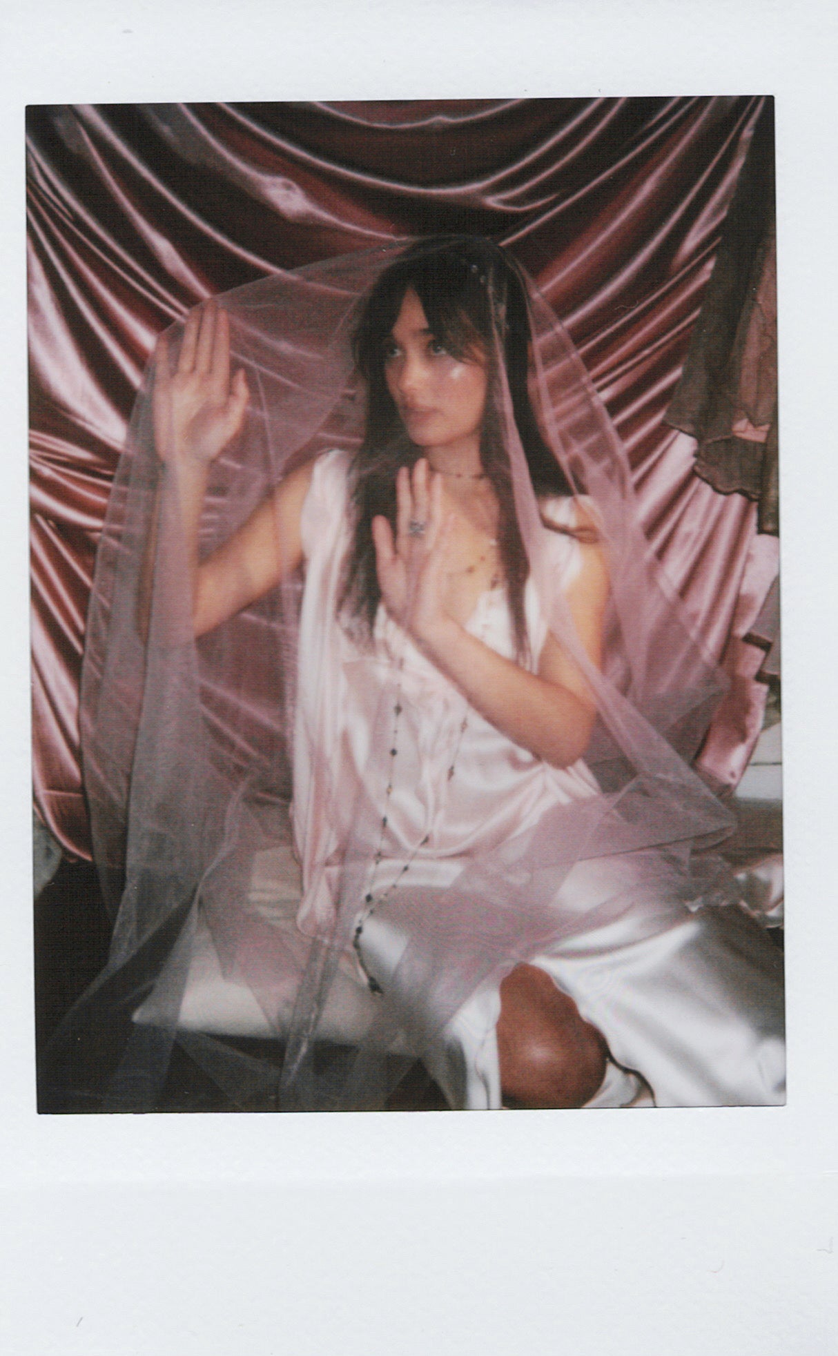 Georgette Trabolsi Silky Pink Peignoir and Nightgown Set