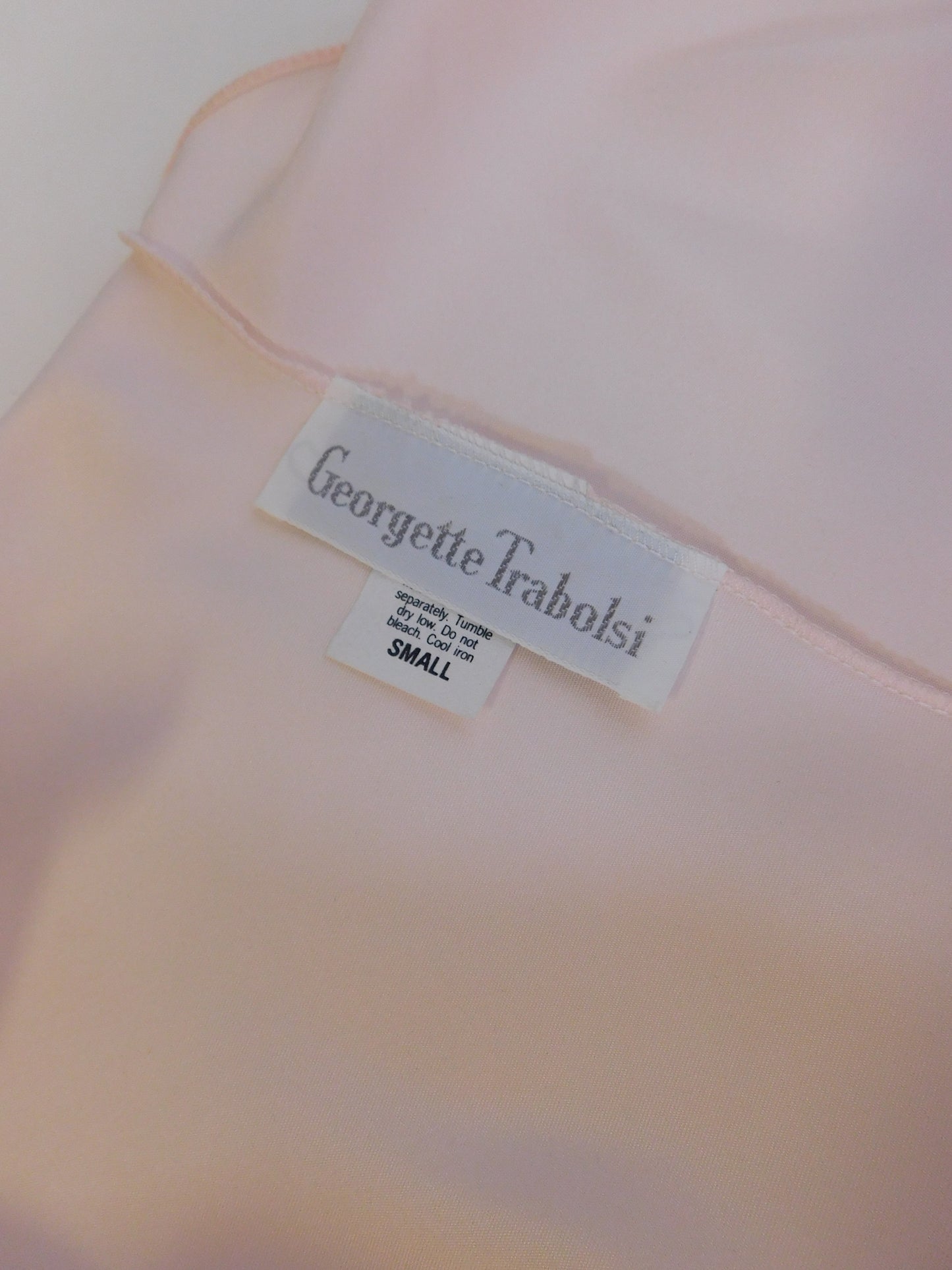 Georgette Trabolsi Silky Pink Peignoir and Nightgown Set