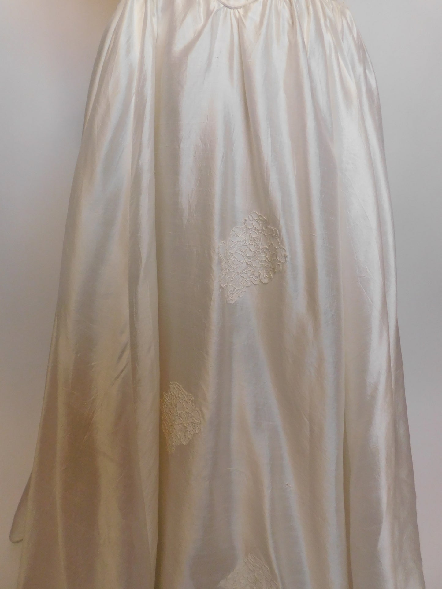 1950s Silk Wedding Dress