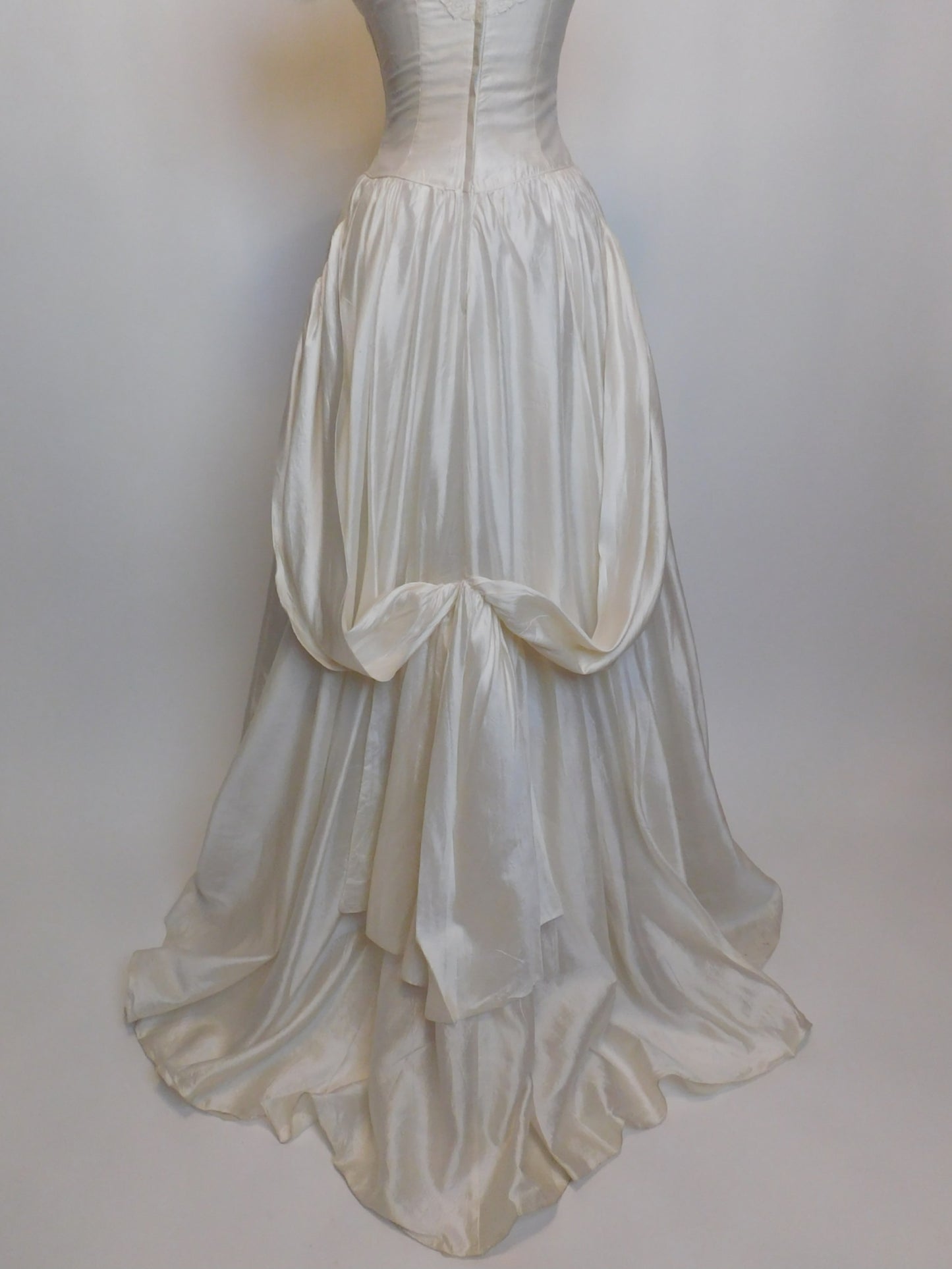 1950s Silk Wedding Dress