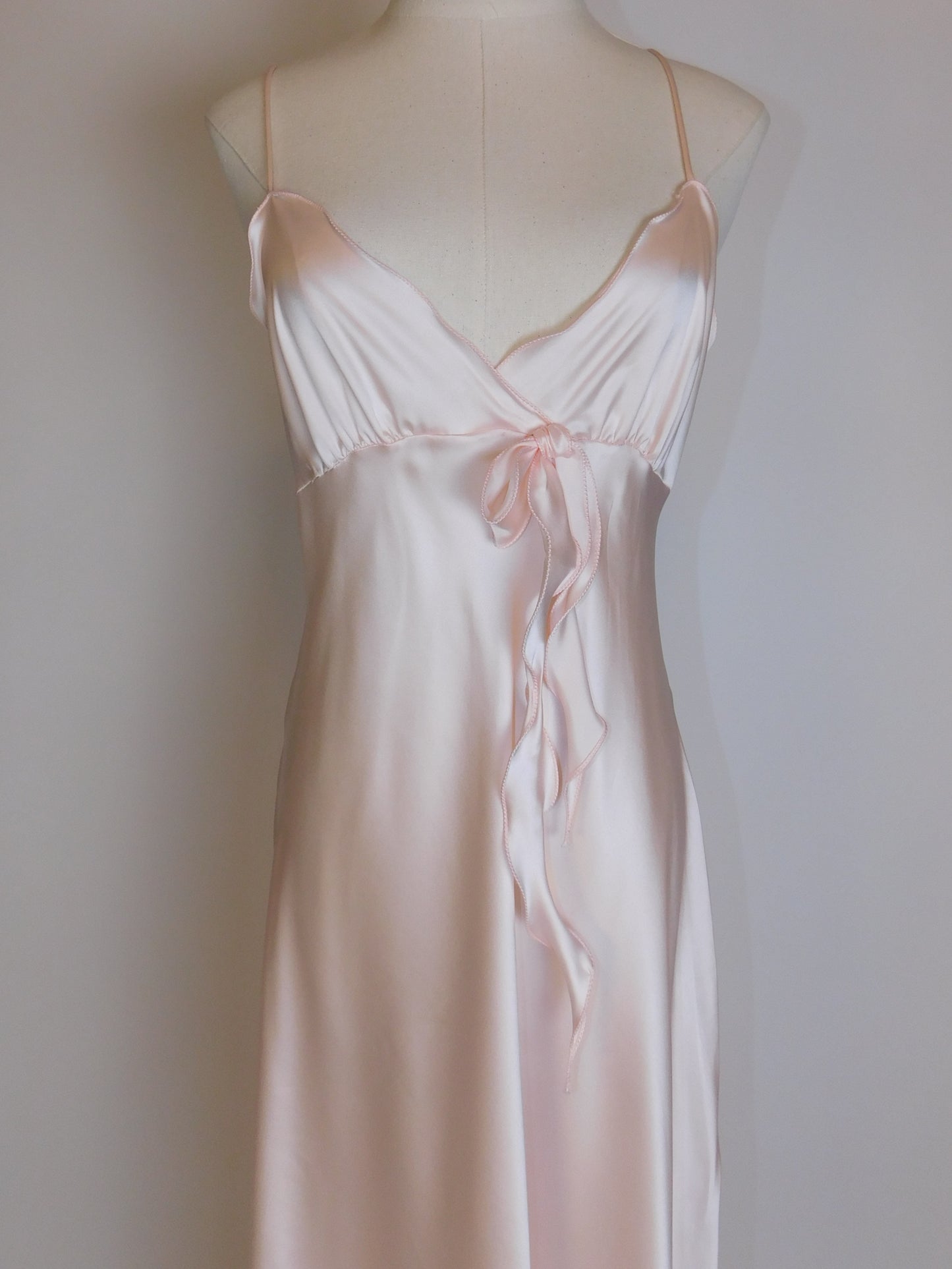 Georgette Trabolsi Silky Pink Peignoir and Nightgown Set