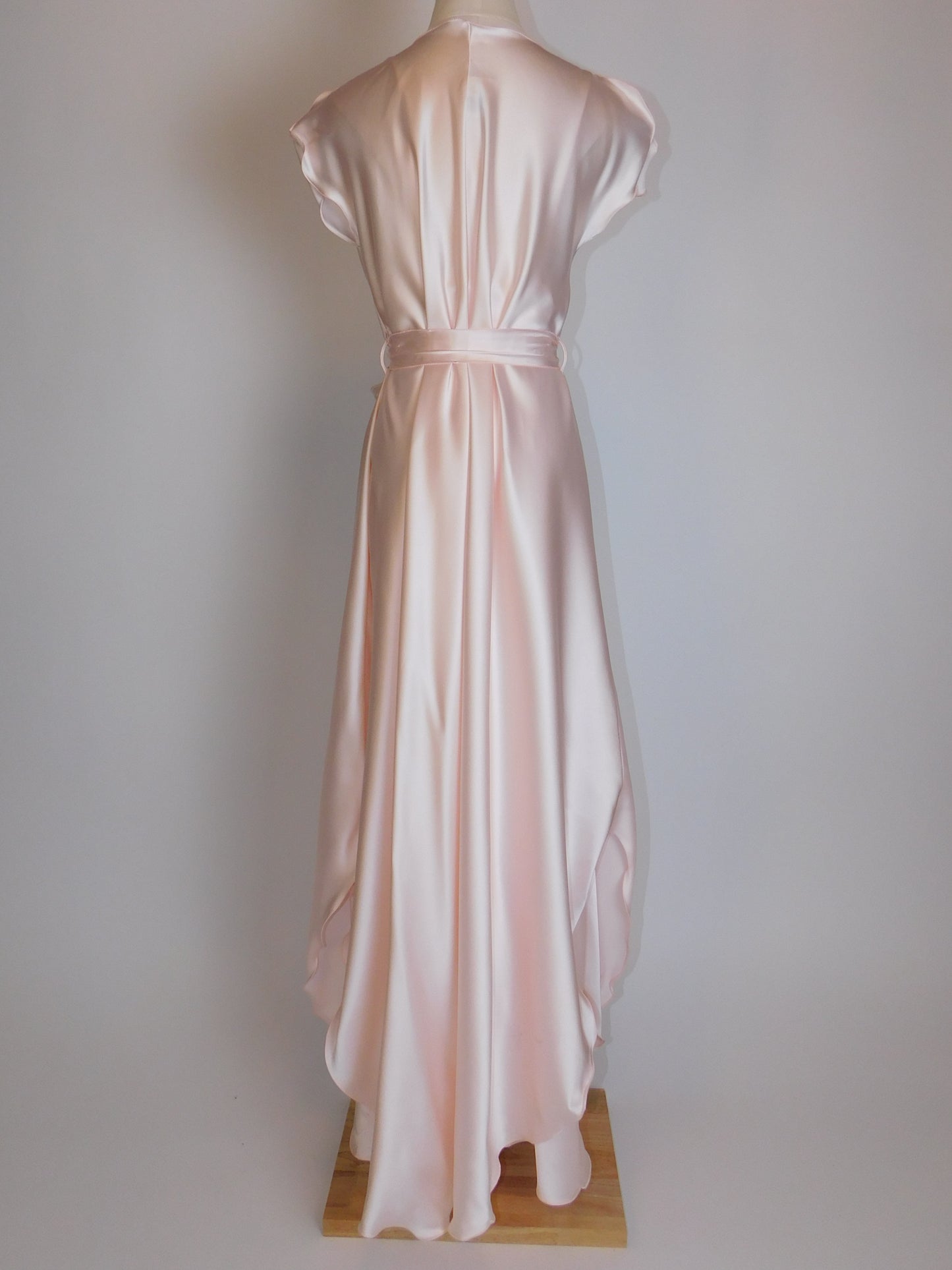 Georgette Trabolsi Silky Pink Peignoir and Nightgown Set