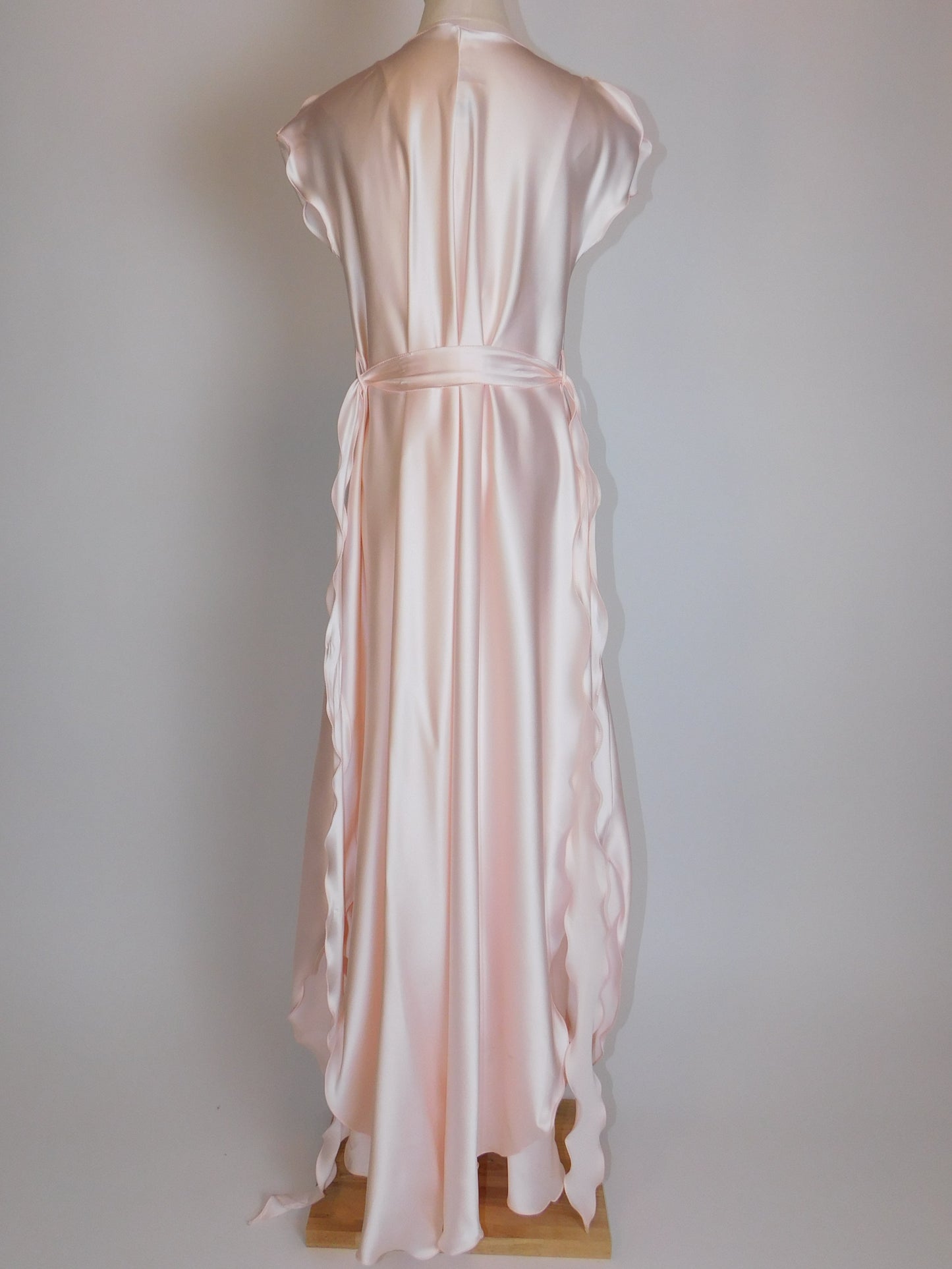 Georgette Trabolsi Silky Pink Peignoir and Nightgown Set