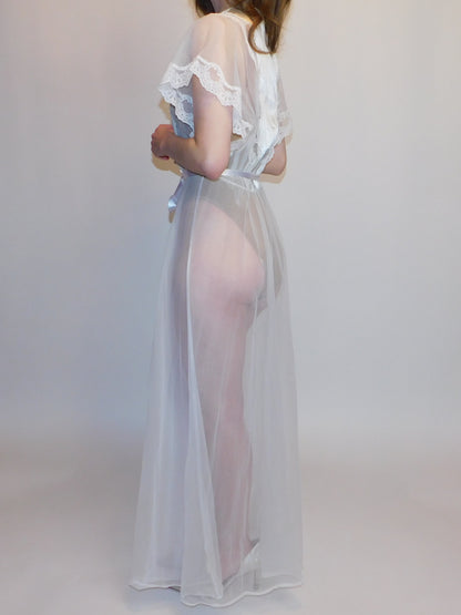 Vintage Val Mode Sheer Chiffon Peignoir