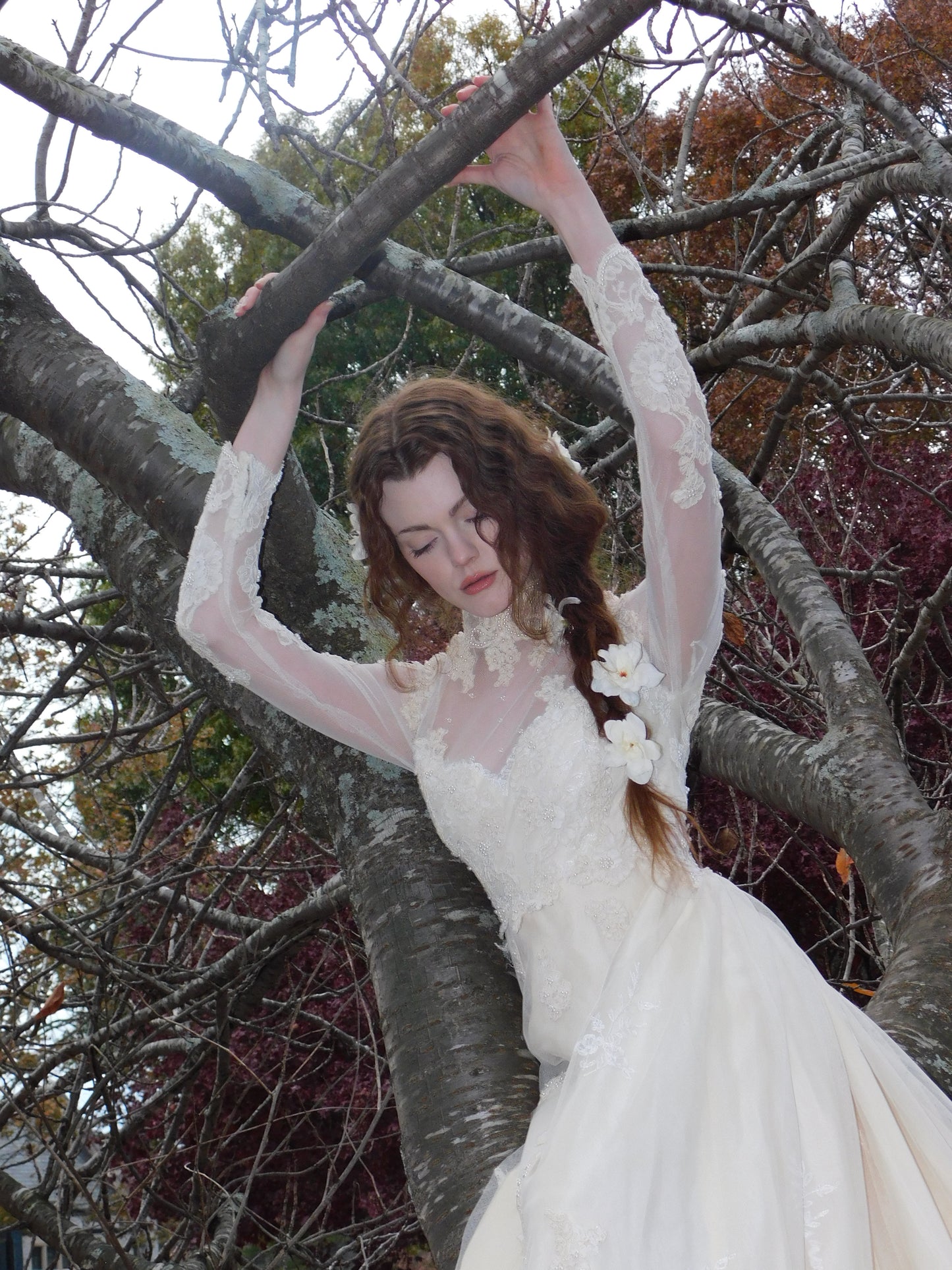 1960s Ivory Wedding Dress