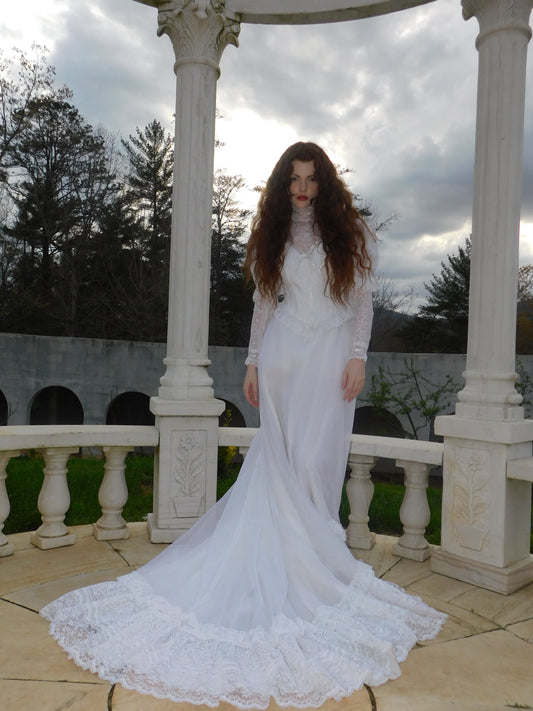 1970s Wedding Dress