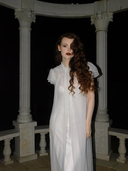 Vintage Val Mode Bridal Peignoir and Nightgown Set