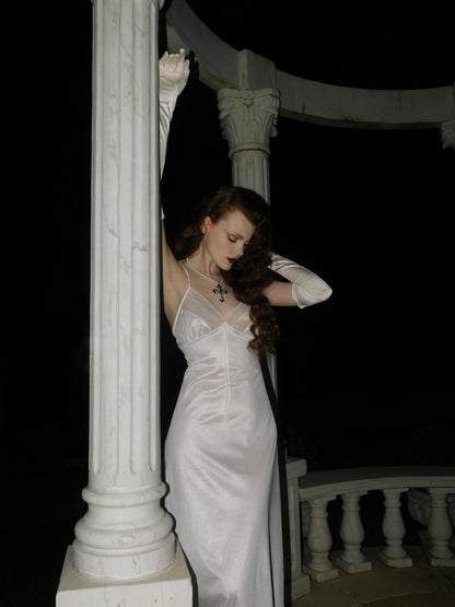 Vintage Val Mode Bridal Peignoir and Nightgown Set