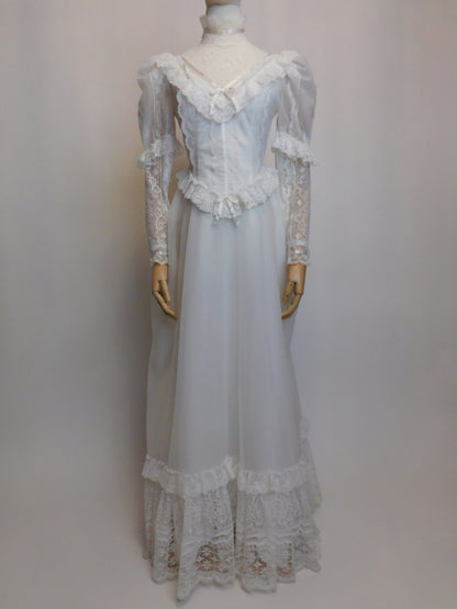 1970s Wedding Dress