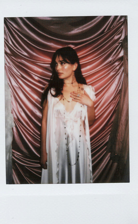 Georgette Trabolsi Silky Pink Peignoir and Nightgown Set