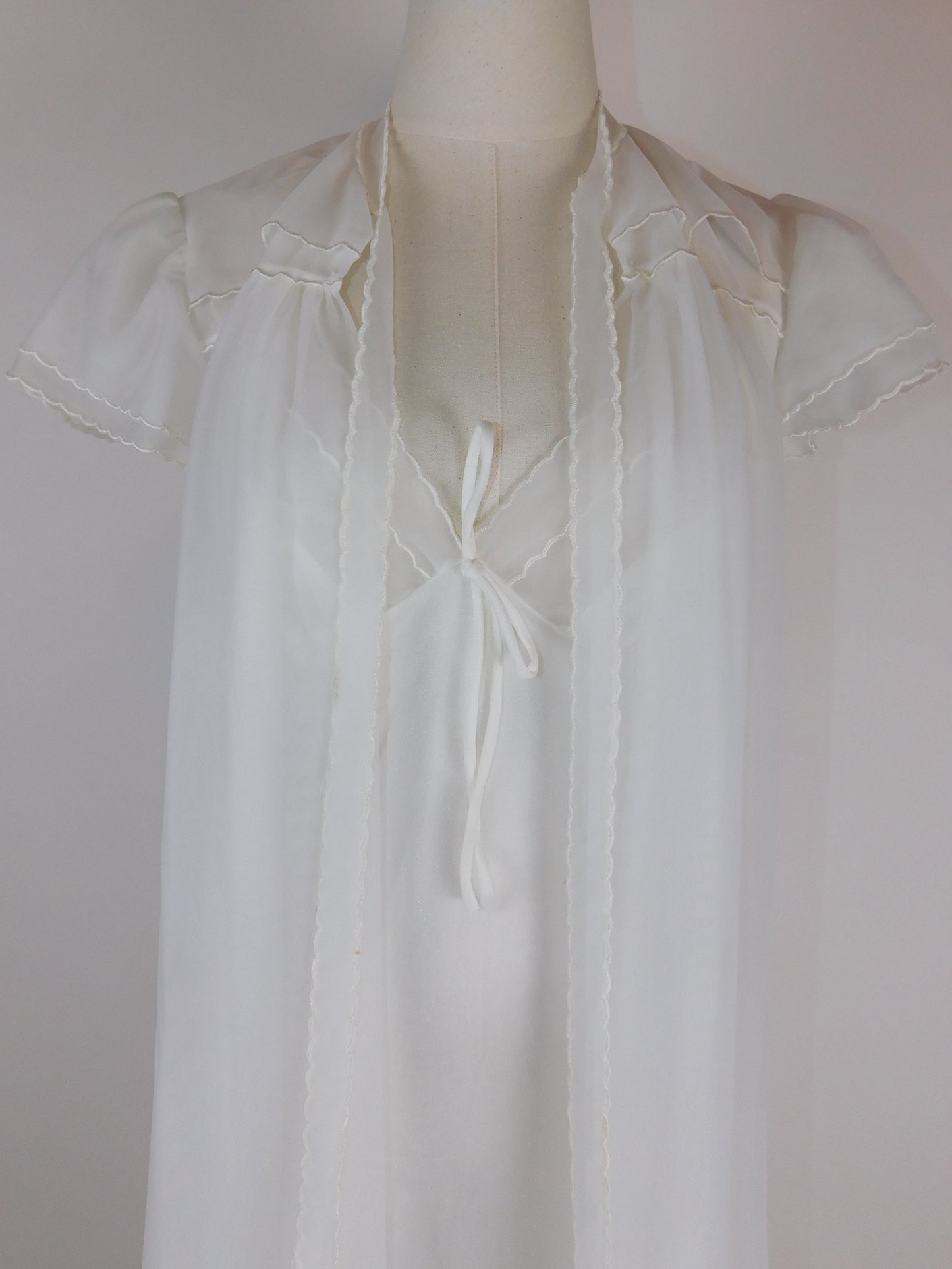 Vintage Val Mode Bridal Peignoir and Nightgown Set