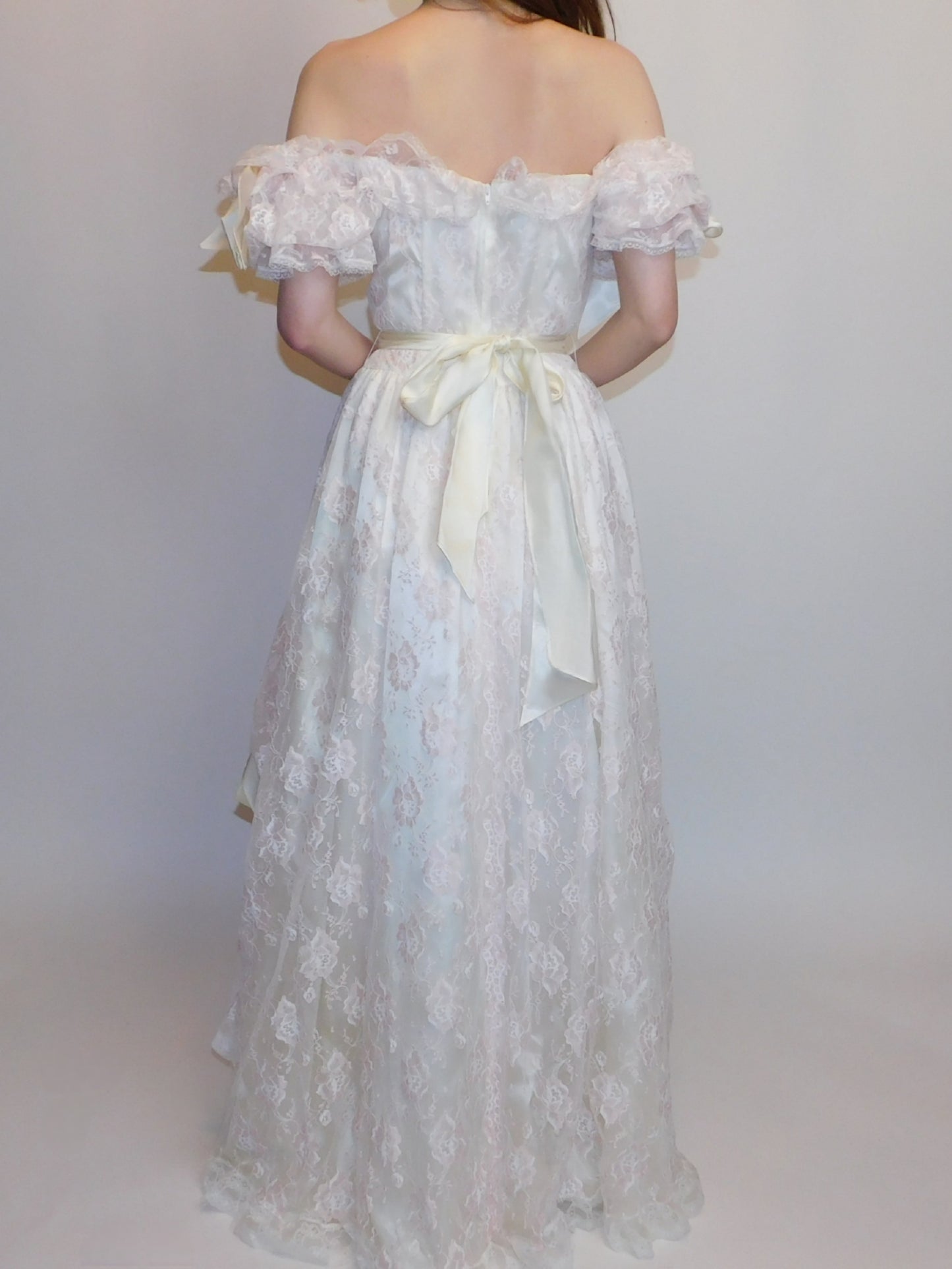 1980s Gunne Sax Southern Belle Style Dress