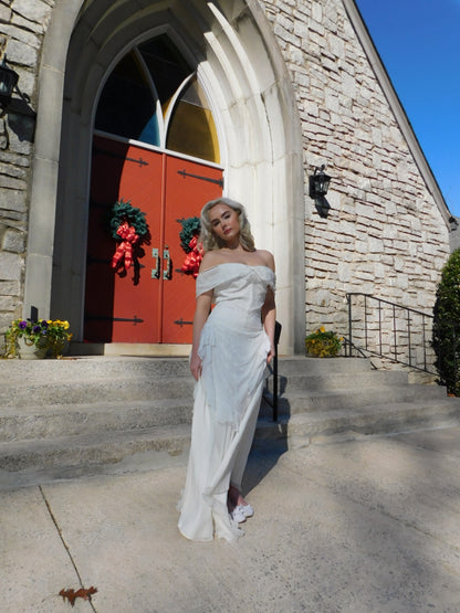 1940s Original Harlene Design Wedding Dress