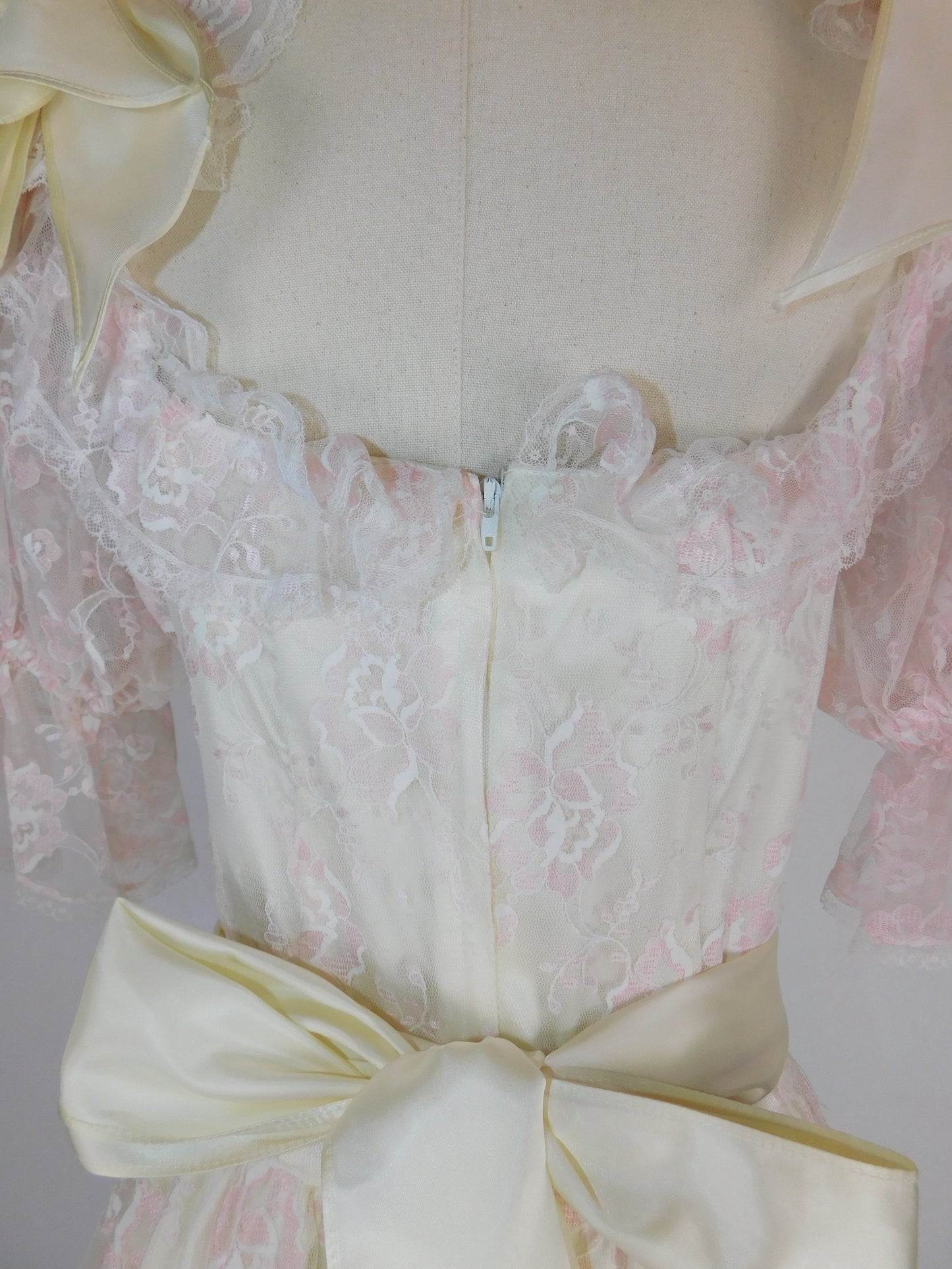 1980s Gunne Sax Southern Belle Style Dress