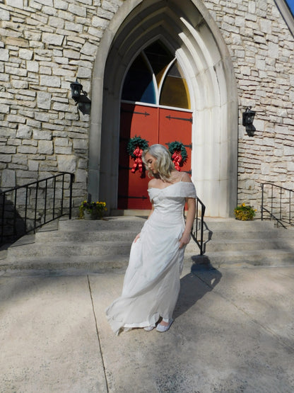1940s Original Harlene Design Wedding Dress