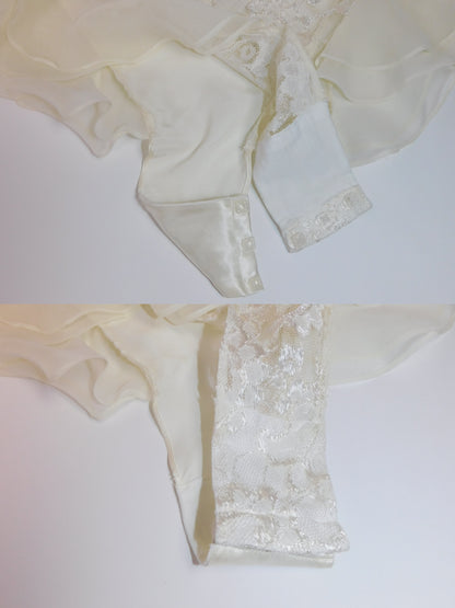 Victoria's Secret Gold Label Teddy and Robe Bridal Lingerie Set