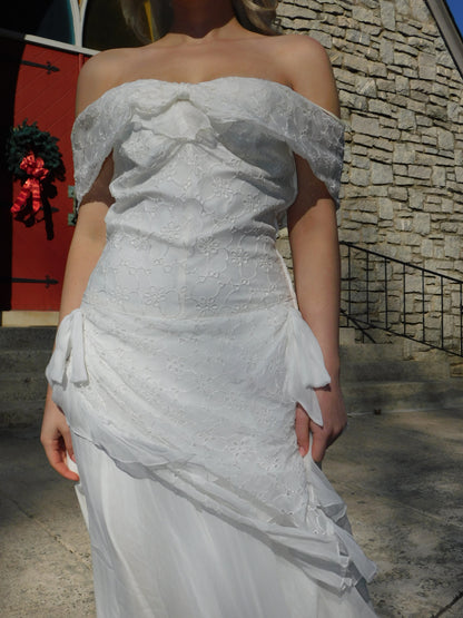 1940s Original Harlene Design Wedding Dress