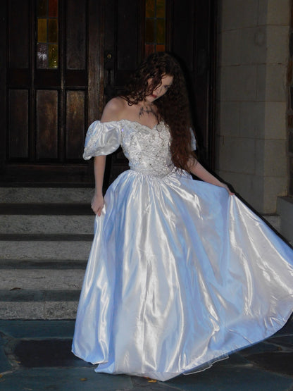 1980s Sequined Bridal