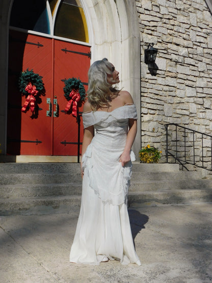 1940s Original Harlene Design Wedding Dress