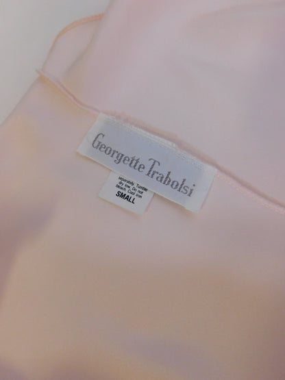 Georgette Trabolsi Silky Pink Peignoir and Nightgown Set