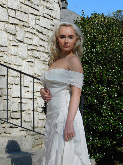 1940s Original Harlene Design Wedding Dress