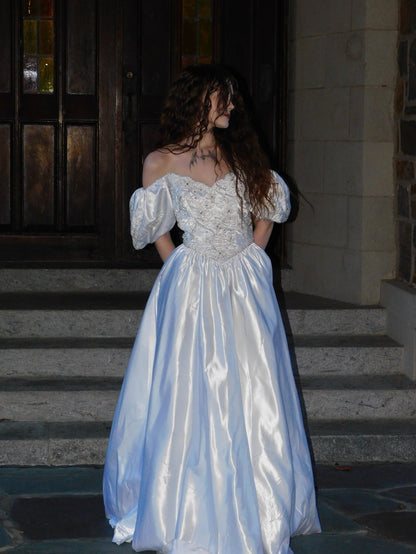 1980s Sequined Bridal