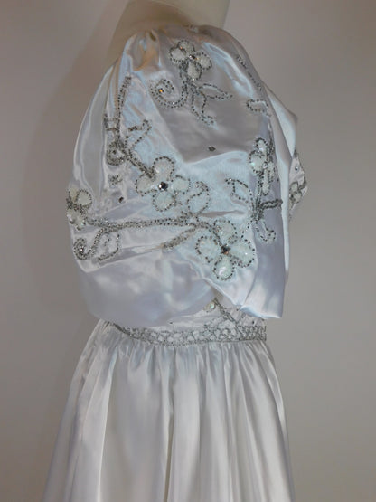 1980s Sequined Bridal