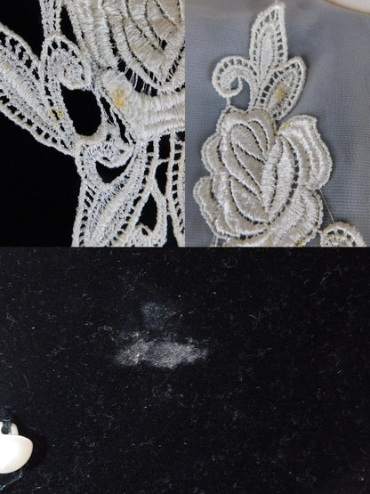 Vintage Velvet and Silk Dress