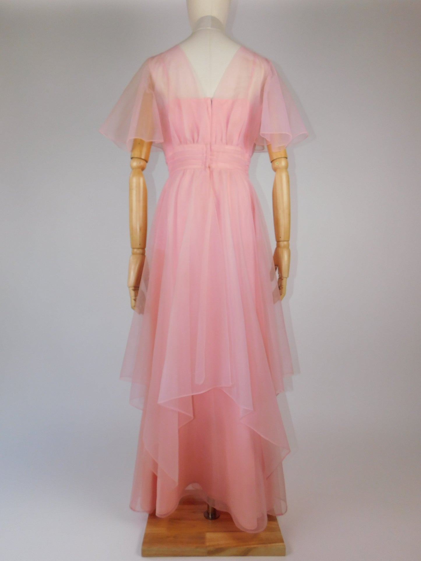 1960s Pink Maxi Dress