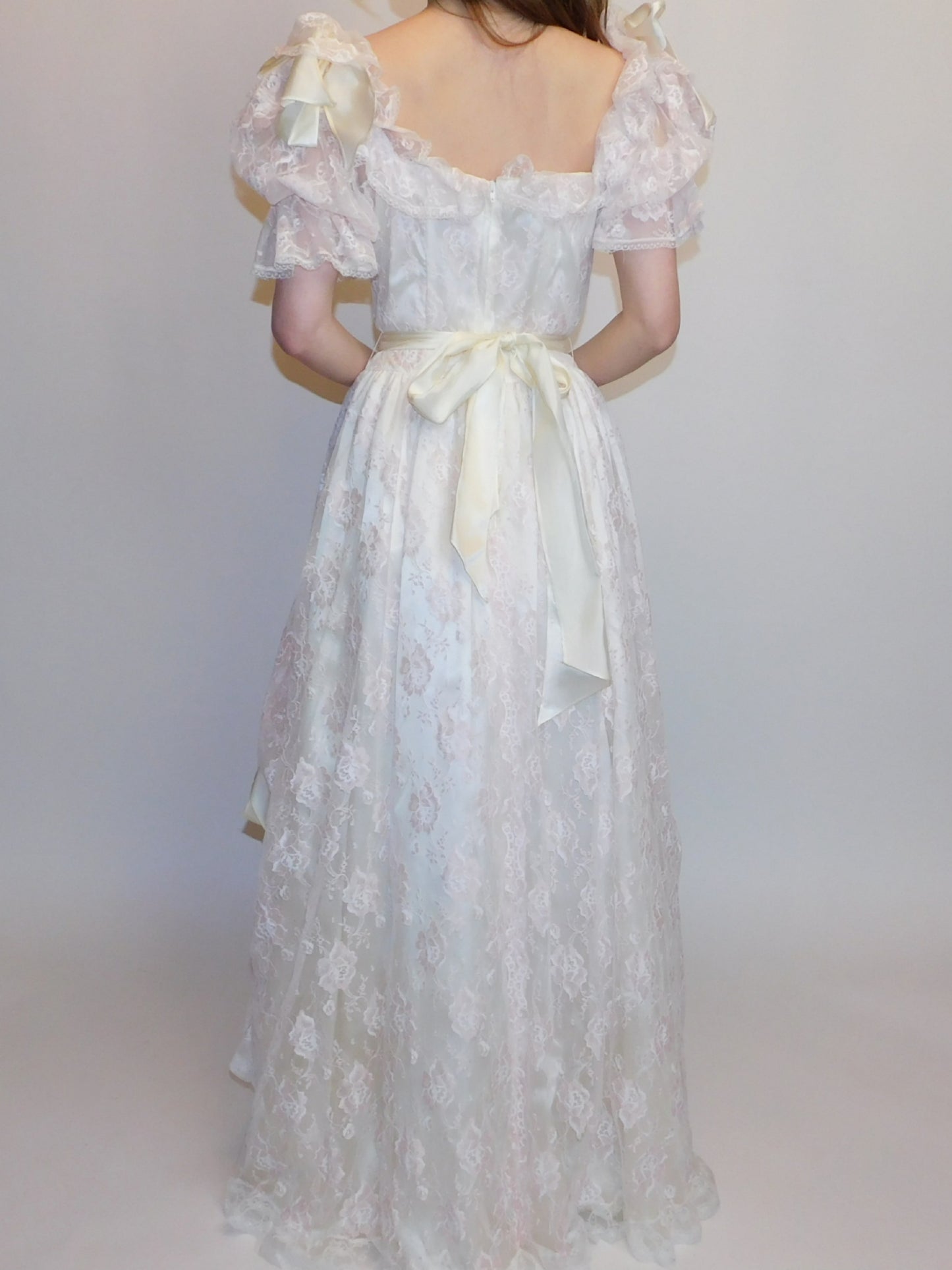 1980s Gunne Sax Southern Belle Style Dress