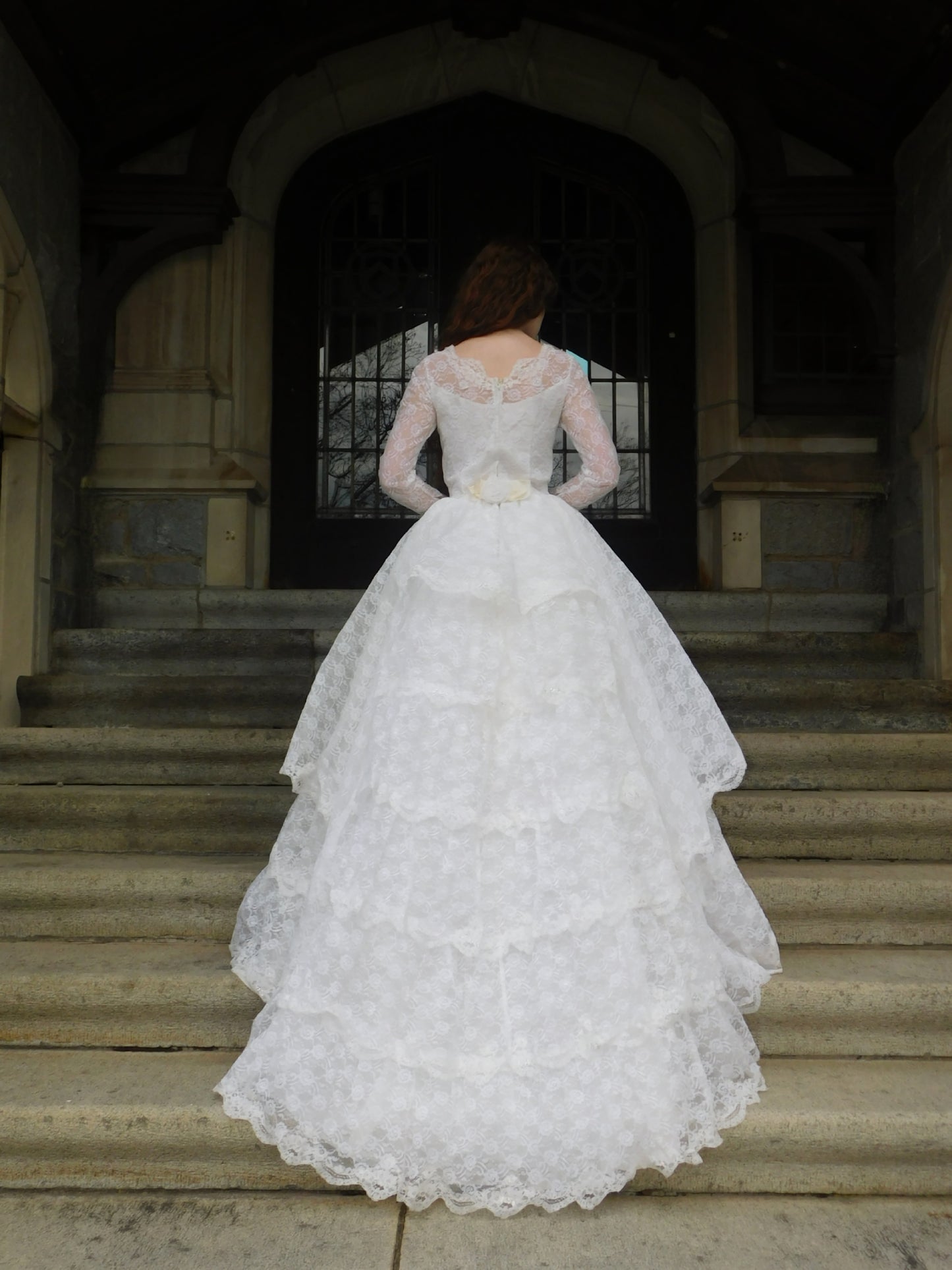 1950s Lace Wedding Dress