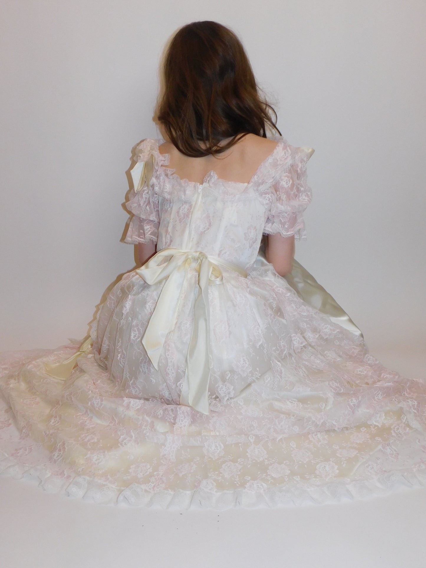 1980s Gunne Sax Southern Belle Style Dress