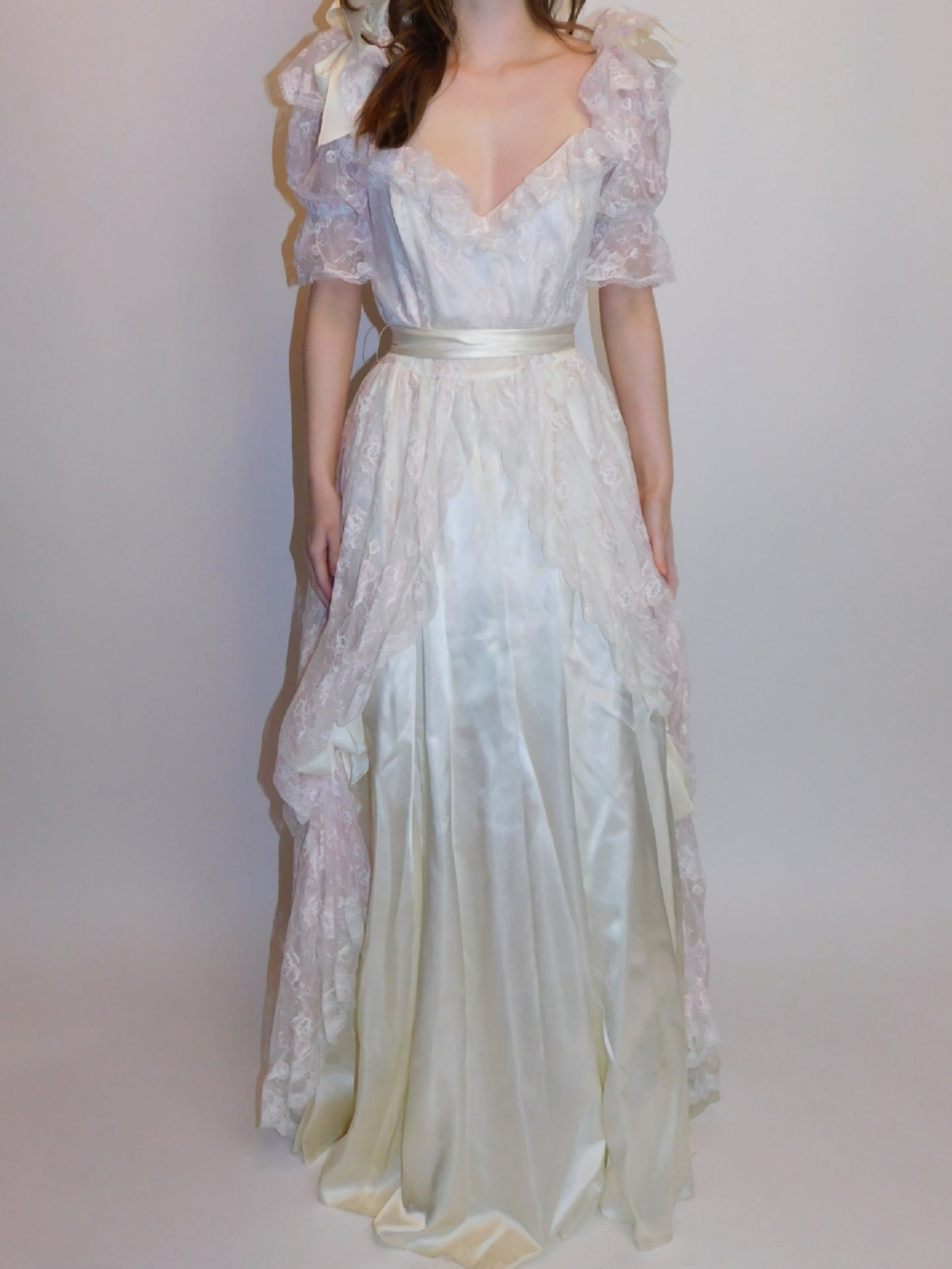 1980s Gunne Sax Southern Belle Style Dress