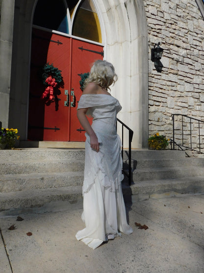 1940s Original Harlene Design Wedding Dress