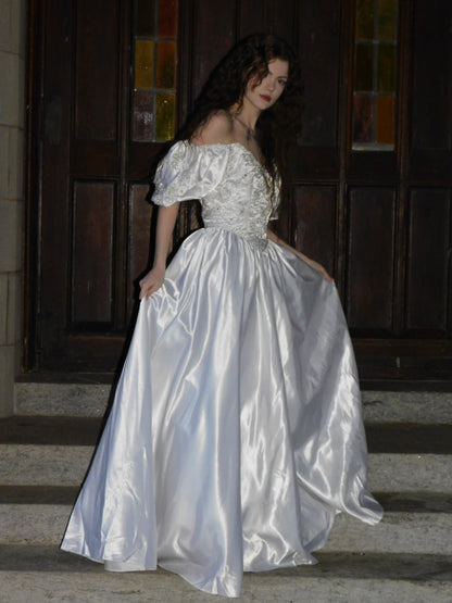 1980s Sequined Bridal