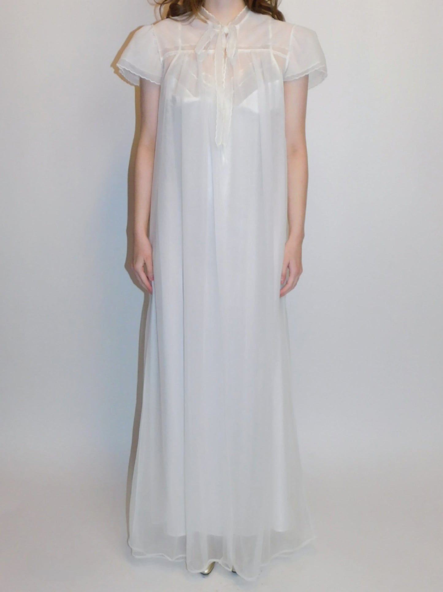 Vintage Val Mode Bridal Peignoir and Nightgown Set