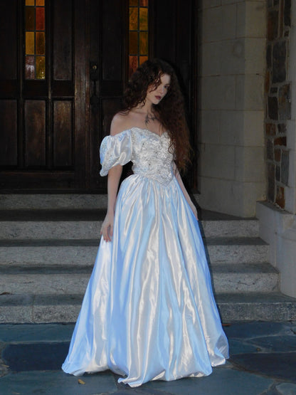 1980s Sequined Bridal