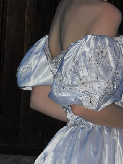 1980s Sequined Bridal