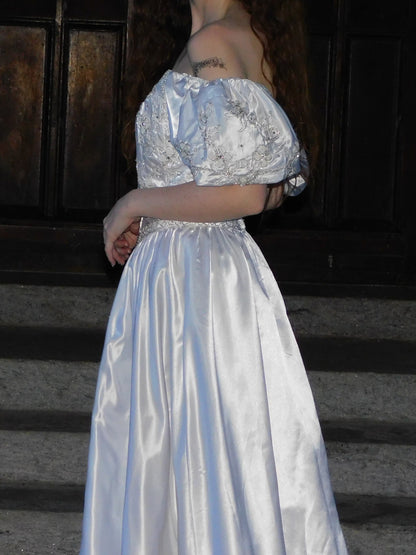 1980s Sequined Bridal