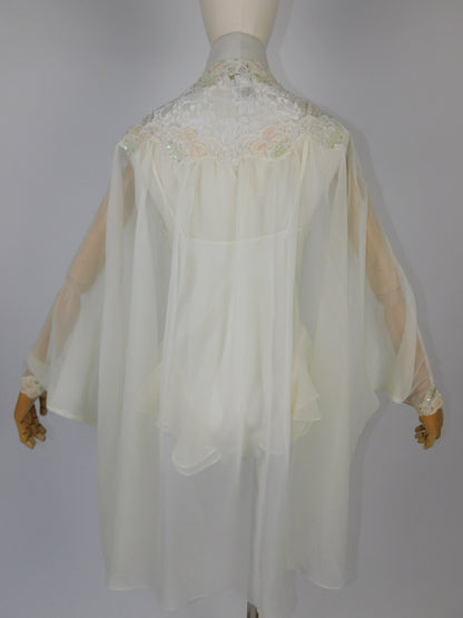 Victoria's Secret Gold Label Teddy and Robe Bridal Lingerie Set