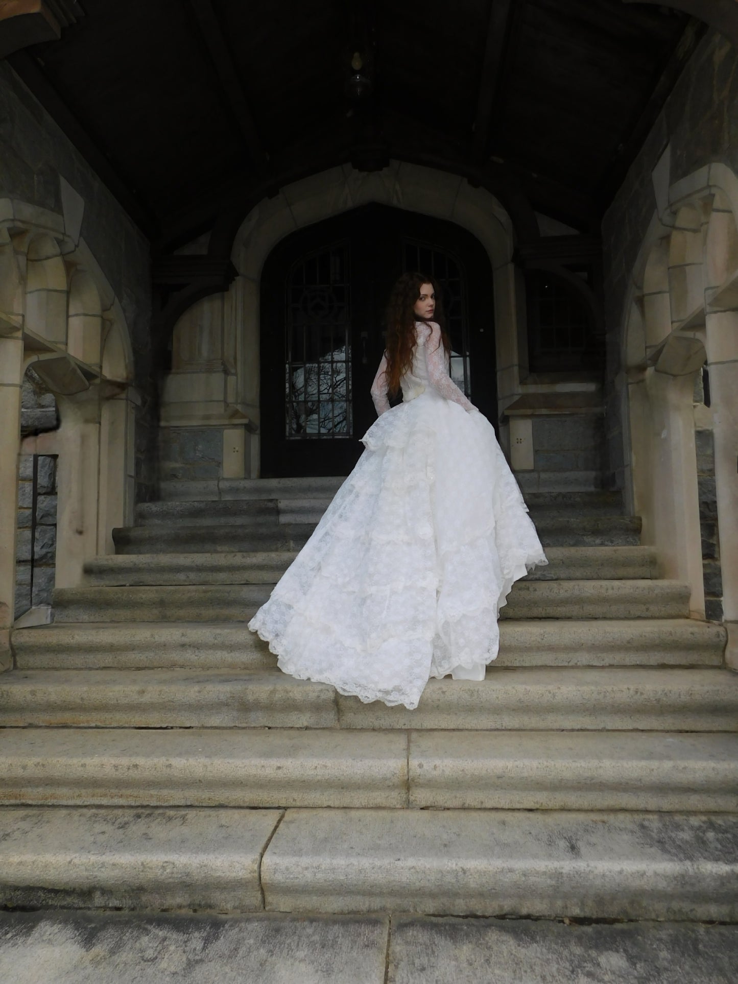 1950s Lace Wedding Dress