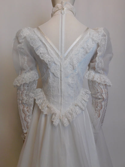 1970s Wedding Dress