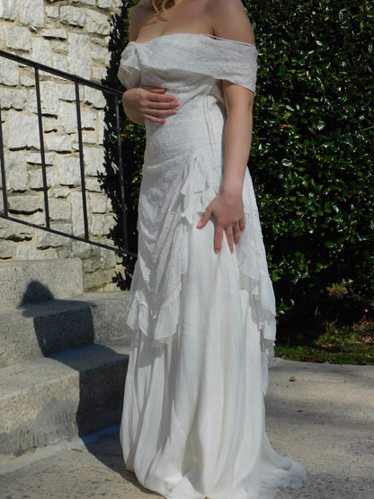 1940s Original Harlene Design Wedding Dress