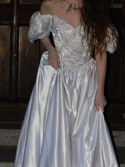 1980s Sequined Bridal