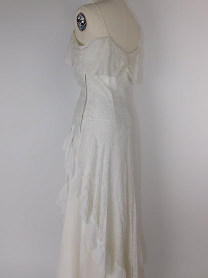 1940s Original Harlene Design Wedding Dress