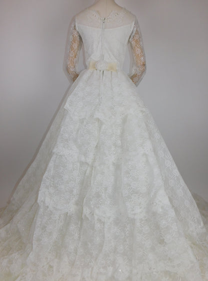 1950s Lace Wedding Dress